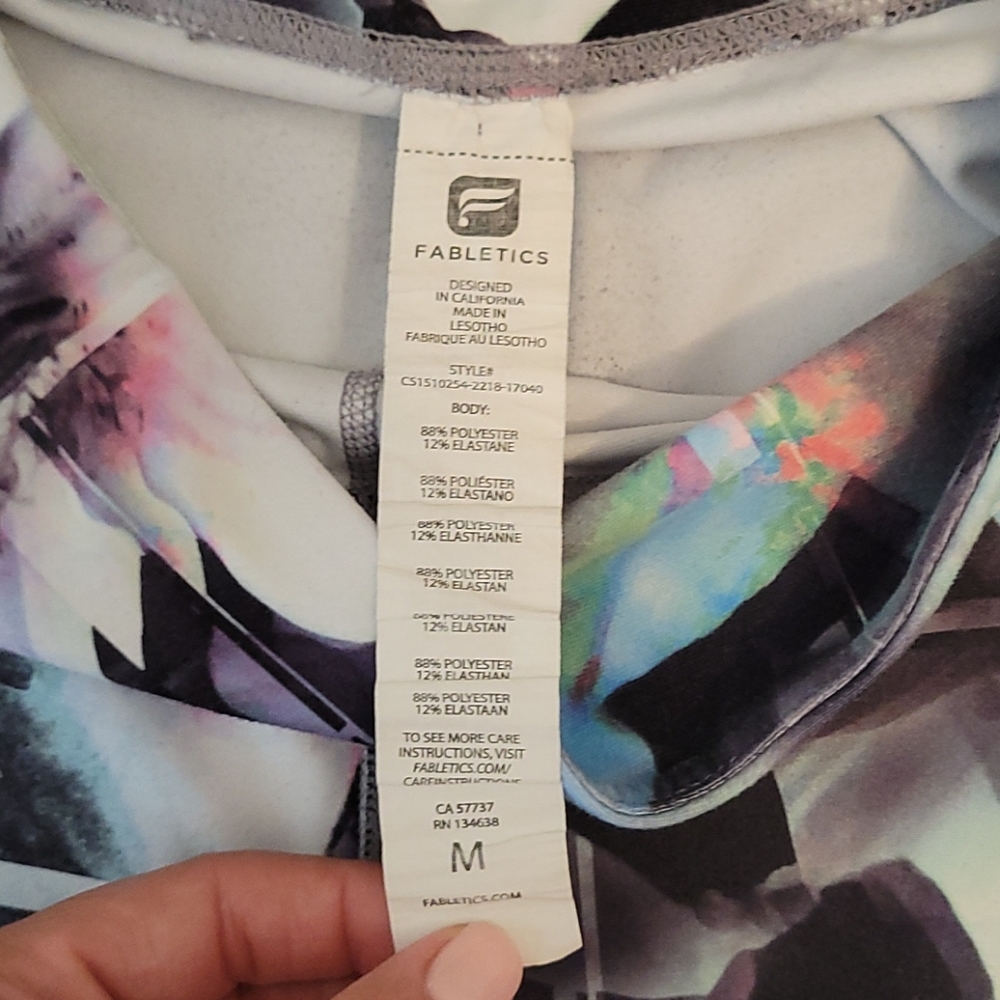 Fabletics Multicolor Capri Med - Picture 4 of 5